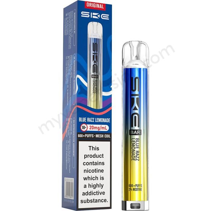SKE Crystal Bar 600 Prefilled Vape Blue Razz Lemonade – My Vape Fusion